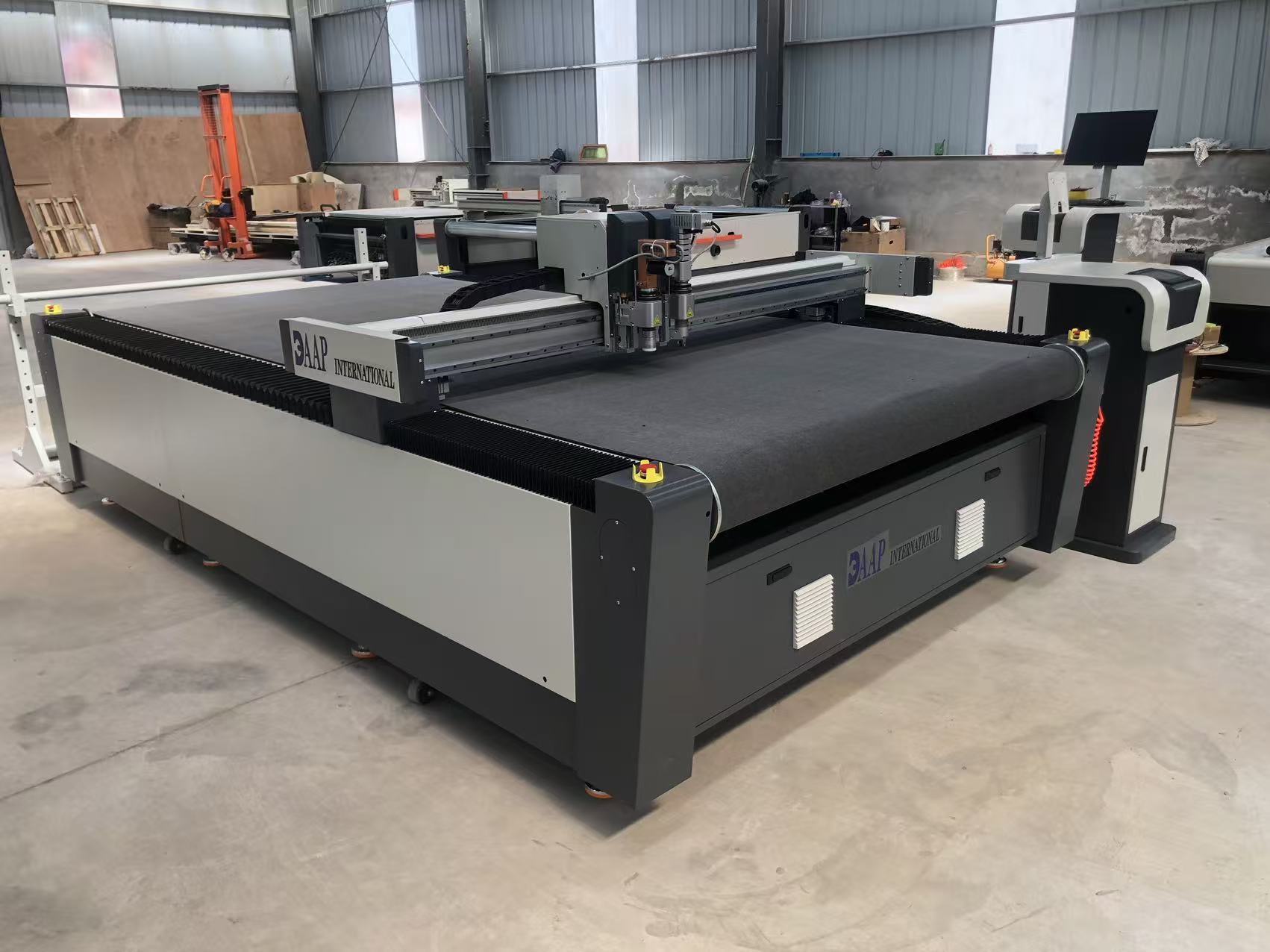 What industries are vibrating knife cutting machines applied in?